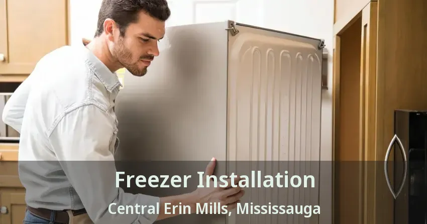 Freezer Installation Central Erin Mills, Mississauga - ON